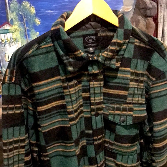 NWT Billabong Button Up Furnace Fleece Shirt Jacket XXL - Picture 2 of 3